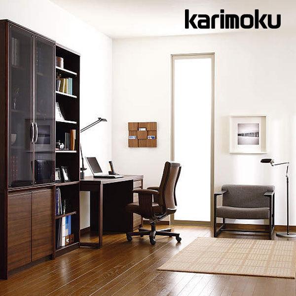 カリモク 本革張デスクチェア XT5830DK XT5831DK オフィスチェア ワークチェア レザ...