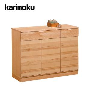 カリモク キャビネット QD3506 幅104.9cm カップボード キッチンボード 食器棚 karimoku 国産