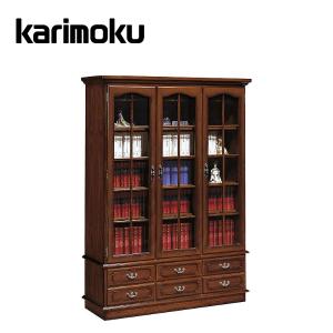 【カリモク】書棚　本棚　キャビネット COLONIAL（カリモク家具） カリモク 書棚 HC2505NK 幅74.4cm ブック