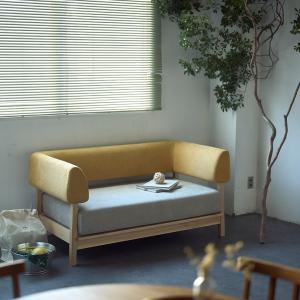 北欧ナチュラル　SIEVE lull sofa シーヴ ラルソファ 2人掛け SIEVE（シーヴ）のLull（ラル)2人掛けソファーです。格子の木製