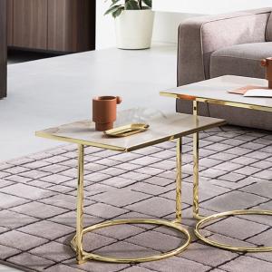 マルシェテーブル アンティーク調 コーヒーテーブル サイドテーブル