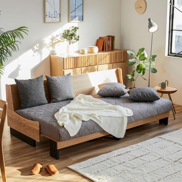 ドロシー2 モーブル 2人掛けソファ 2P ごろ寝ソファ180 DOROTHYII 置きクッション付...