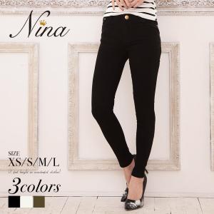 デニム レディース ジーパン Gパン パンツ Nina ニーナ デニムスキニーパンツ 春