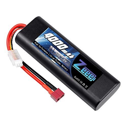 ゼエエ Zeee 7.4V 4000mAh 50C 2S lipo battery Tプラグ付き リ...