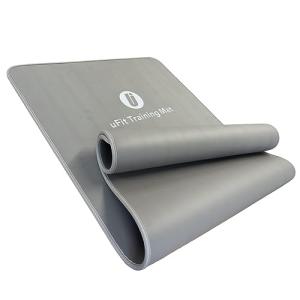 グレー 厚手 200*100cm ヨガマット 幅広 トレーニングマット 20mm 筋