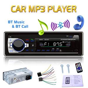 Eaglerich 車ラジオ Bluetooth 車音響 カーオーディオ ステレオ プレーヤー リモコン付き 1 Din 12V 76-90MHz 日本国内FMラジオ対応日本語版説明書｜nina-style