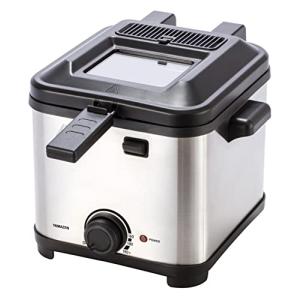 電気フライヤー GD-DF01 2000W フライヤー 卓上フライヤー 電気フライヤー コンパクト 揚げ物