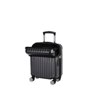 [アクタス] スーツケース ジッパー トップオープン トップス 機内持ち込み可 24L 45 cm 2.6kg ブラックカーボン｜nina-style