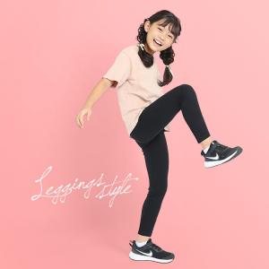レギンス スパッツ キッズ 女の子 9分丈 無...の詳細画像1