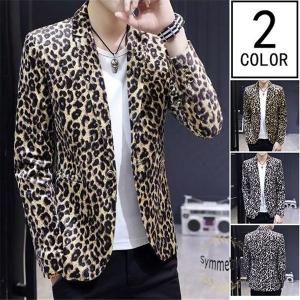 ヒョウ柄 ジャケット メンズの商品一覧 通販 Yahoo ショッピング