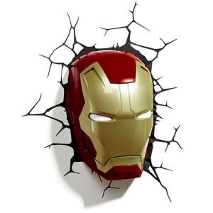 Iron Man 3D Mini Deco Light アイアンマン ミニ デコライト ウォール