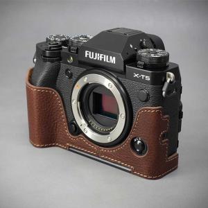 カメラケース Lims リムズ FUJIFILM X-T5 用 イタリアンレザー ケース Brown メタルプレート 本革 牛革 おしゃれ FJ-XT5BR LIM'S 日本正規販売店｜nineselect