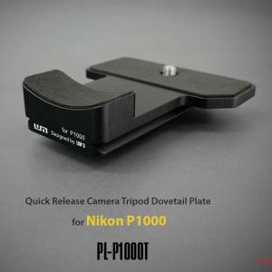 LIM'S Quick Release Camera Tripod Dovetail Plate for Nikon P1000 PL-P1000T