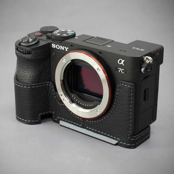 カメラケース Lims リムズ SONY α7CR α7C II 専用 イタリアンレザー ケース B...