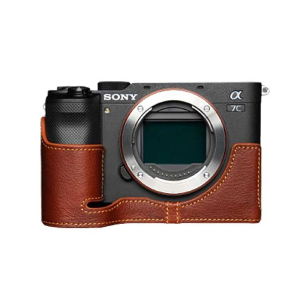 TP Original SONY α7C 専用 レザー カメラケース Volcano ボルケーノ お...