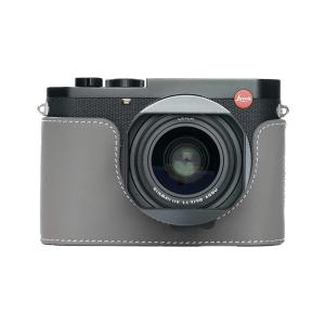 カメラケース TP Original Leica Q3 専用 レザー ケース Gray おしゃれ 本革 牛革 速写ケース ライカ TB06Q3-GY｜nineselect