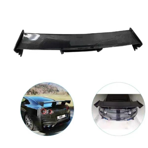 互換品 リアスポイラー ウイング カーボンファイバー トランクリップ GT-R CRA 日産 GT-...