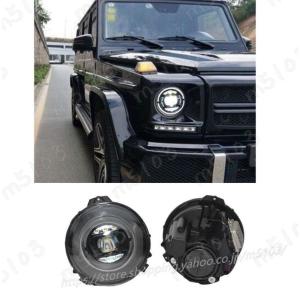 HOWELL ベンツ W463 前期用 後期LOOK ヘッドライト ブラック Gクラス