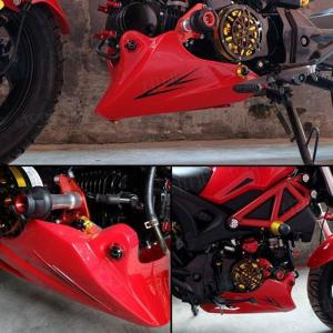 新品 ホンダ グロム GROM JC61 MSX125 アンダーカウル フロント