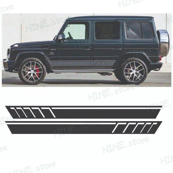 互換品 ベンツ 2枚 サイド デカール ステッカーベンツGクラス AMG BRABUS W463 G...