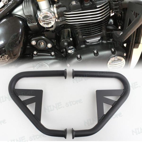 エンジンガード クラッシュバー 左右 バンパー オートバイ トライアンフ ボンネビル T100 T1...