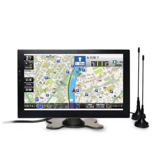 ２０２５年版　９インチポータブルカーナビ　タッチパネル/地デジ２ｘ２フルセグ/スマホ連携/ブルートゥ...