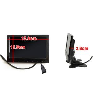 薄型7インチオンダッシュモニターHDMI/シガ...の詳細画像1