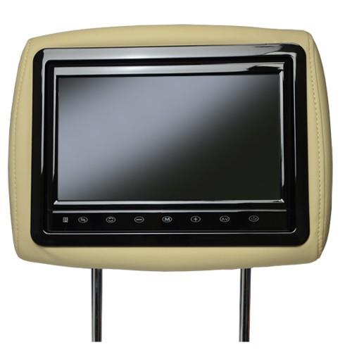 １０．１インチワイド液晶ヘッドレストモニター　左右セット 　ベージュ