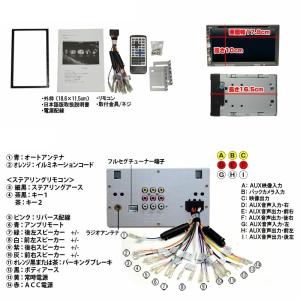 2DIN車載DVDプレーヤー7インチタッチパネ...の詳細画像5