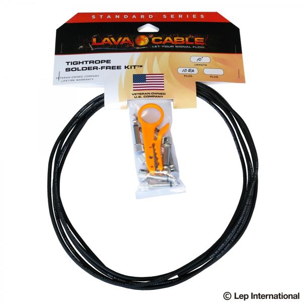 Lava Cable　TightRope Solder Free Kit L字型プラグ　【ゆうパケッ...