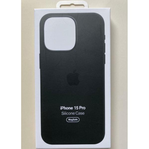 新品  iPhone 15 Pro シリコーンケース ブラック
