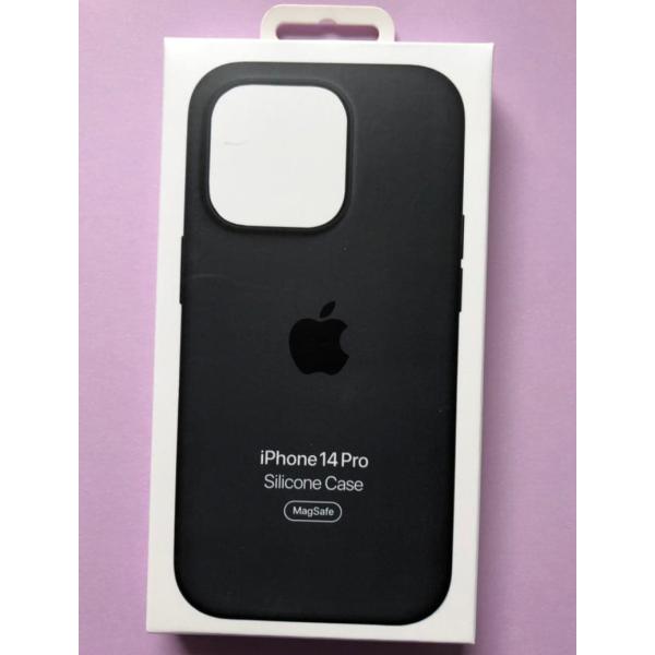 新品 iPhone 14Pro シリコーンケース　ミッドナイトMagSafe対応