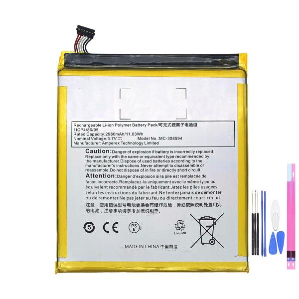 新品  Amazon MC-308594 適用する  携帯スマートフォン修理交換内蔵バッテリー工具付...