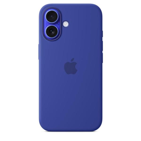 MagSafe対応 iPhone 16 シリコーンケース - ウルトラマリン MYY63FE/A ア...