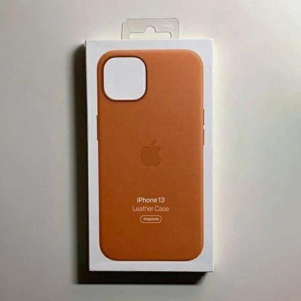 MagSafe対応 iPhone 13 レザーケース・ゴールデンブラウン 新品