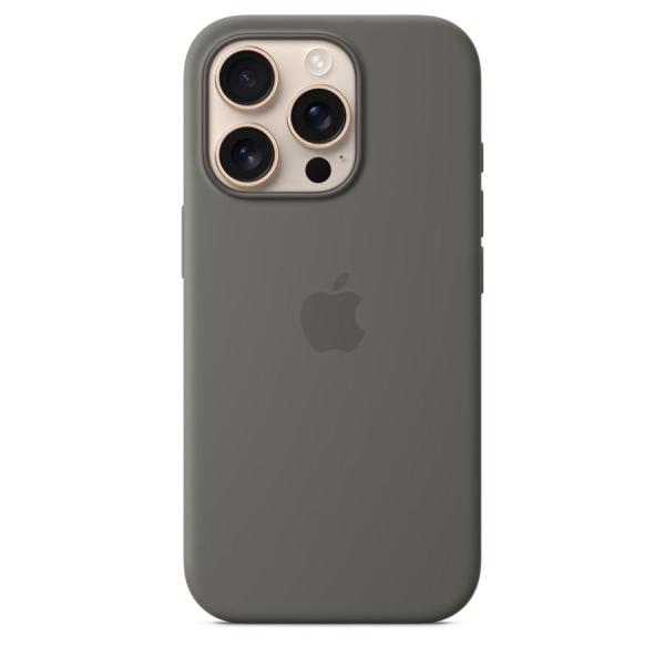 MagSafe対応 iPhone 16 Pro シリコーンケース - ストーングレイ MYYL3FE...