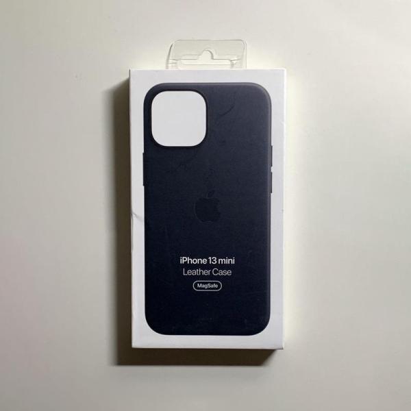 MagSafe対応 iPhone 13 mini レザーケース・ミッドナイト 新品