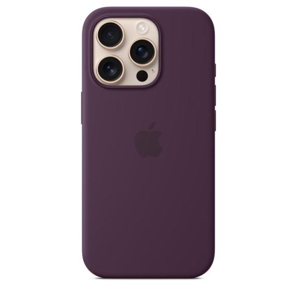 MagSafe対応 iPhone 16 Pro シリコーンケース - プラム MYYM3FE/A ア...