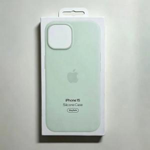 iPhone Apple純正 MagSafe対応 15 シリコンケース・ブラック 新品