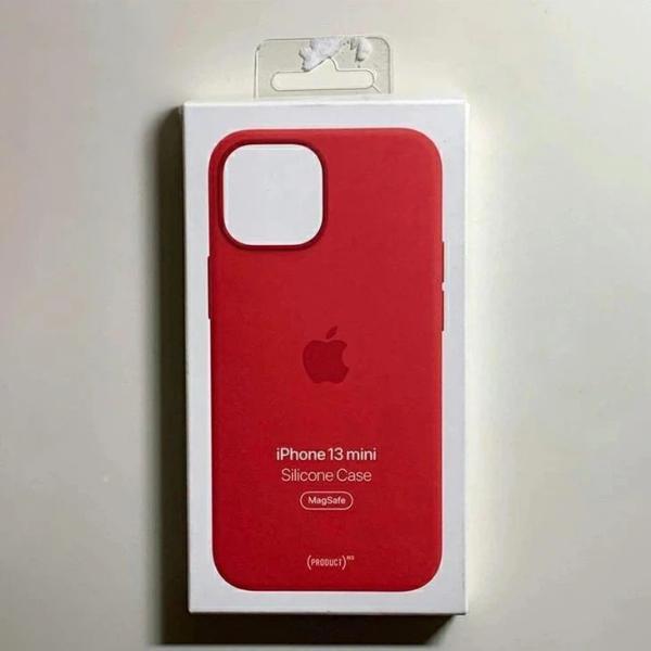 MagSafe対応 iPhone 13 mini シリコンケース・レッド 新品