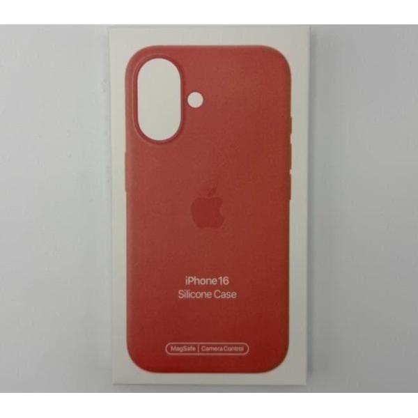新品 iPhone16 シリコンケース タンジェリン