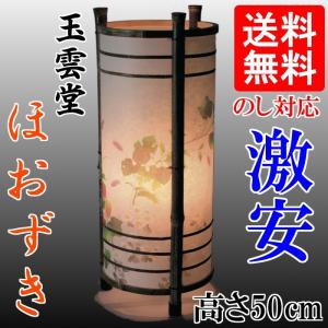 盆提灯　盆ちょうちん　玉雲堂【ほおずき　電気コード式　回転筒付き　高さ50cm】【初盆】【新盆】【創作提灯】【モダン】【お盆】【提灯】