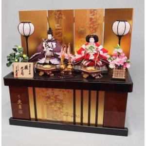 雛人形 ひな人形　「久月」久月製の収納親王飾りです。