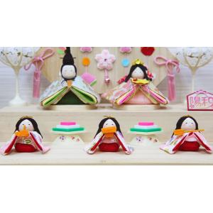 雛人形 ひな人形 おしゃれ ちりめん リュウコ...の詳細画像2
