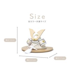 可愛い木目込み 五月人形 コンパクト ブルー ...の詳細画像3