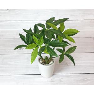 スリムパキラオーバルポット 観葉植物 フェイク...の詳細画像4