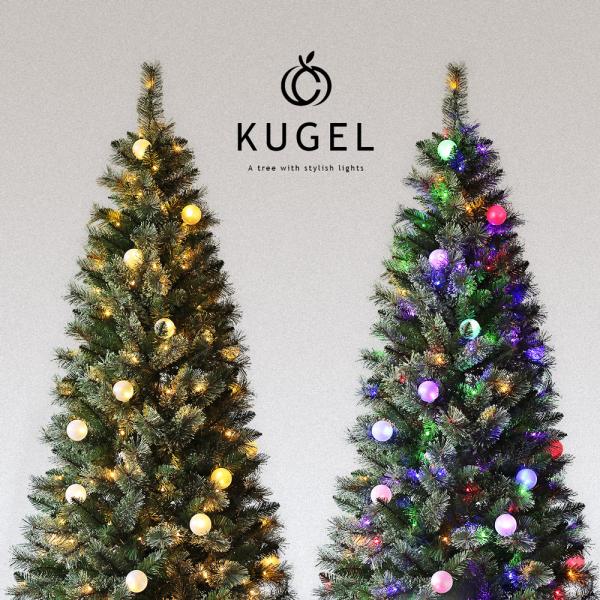 「KUGEL」公式 高級クリスマスツリー 北欧 おしゃれ 120cm LED ヌードツリー オーナメ...