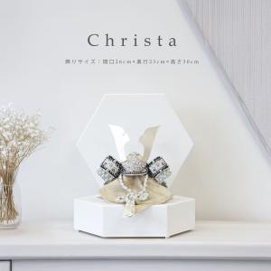 五月人形 コンパクト 六角飾り台 アクリル おしゃれ 兜飾り 端午の節句 5月人形 インテリア