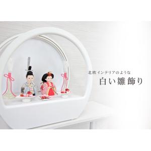 雛人形 ケース飾りひな人形 おしゃれ 木目込み...の詳細画像1