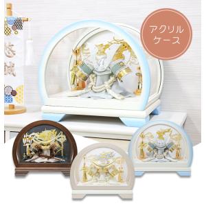 くすみカラーの五月人形 コンパクト ケース ブ...の詳細画像1